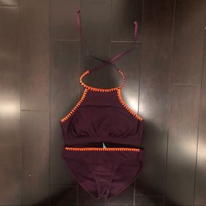 Halter top bikini set